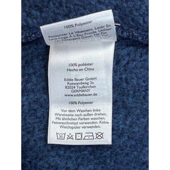 Eddie Bauer Men's Radiator Field Fleece Jacket Blue XXL - NWT - Picture 8 of 10